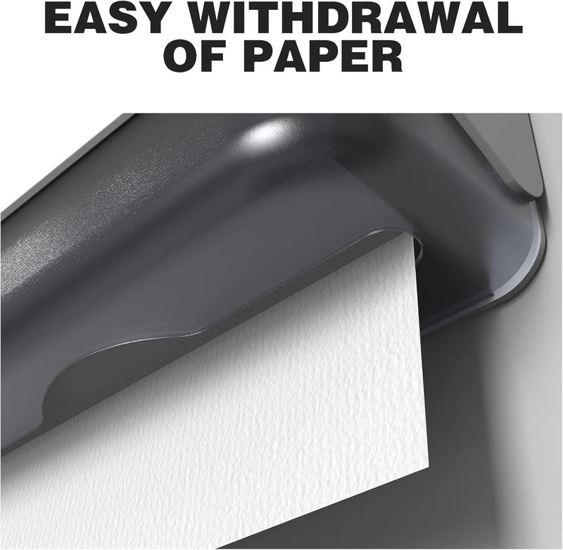 interhasa! ! Commercial Paper Towel Dispenser Wall Mounted, Adhesive Multifold Trifold c Fold Paper Towel Dispenser for Bathroom 10.8" L x 3.5" W x 8" H - Image 3